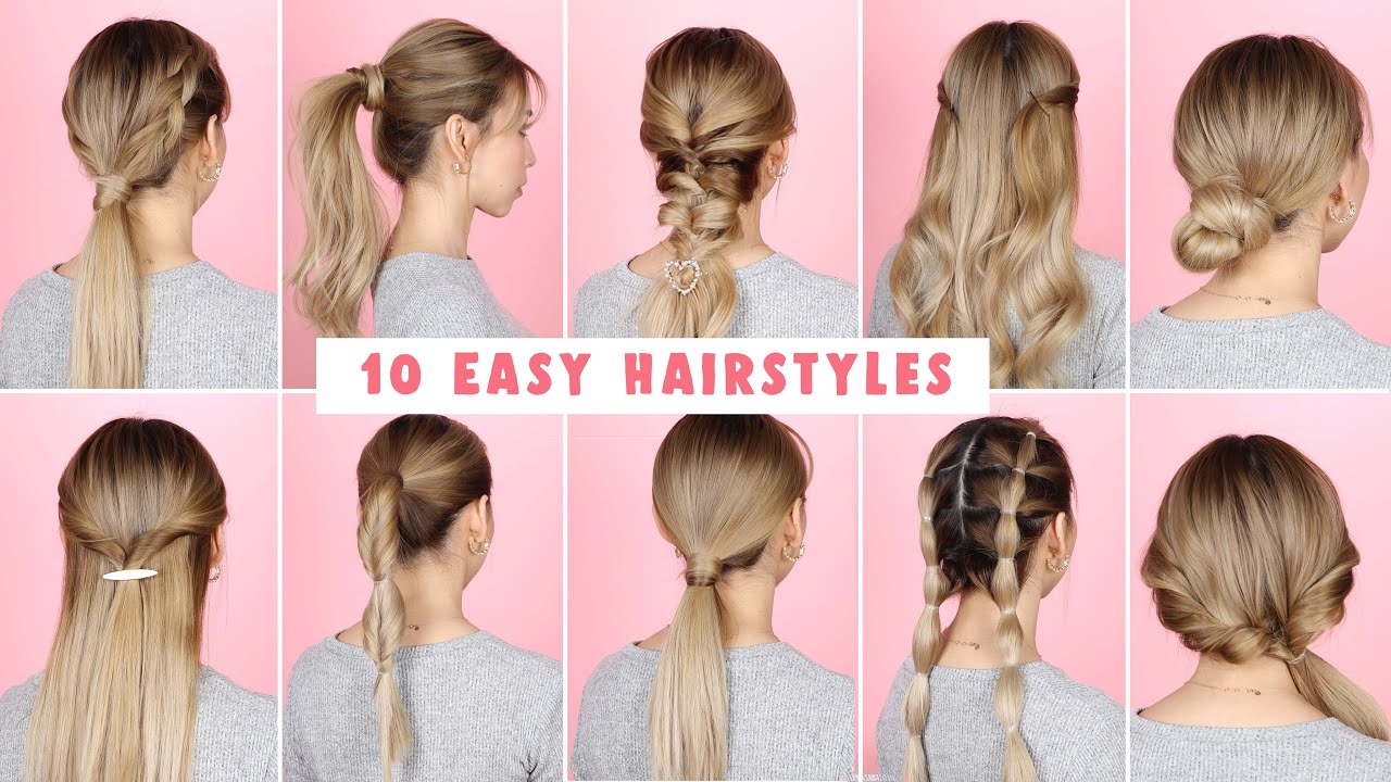 10 Quick and Easy Hairstyles You Can Do in Minutes