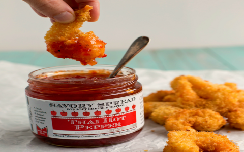 Coconut Shrimp Paired with Sweet & Tangy Mango Chutney Dipping Sauce