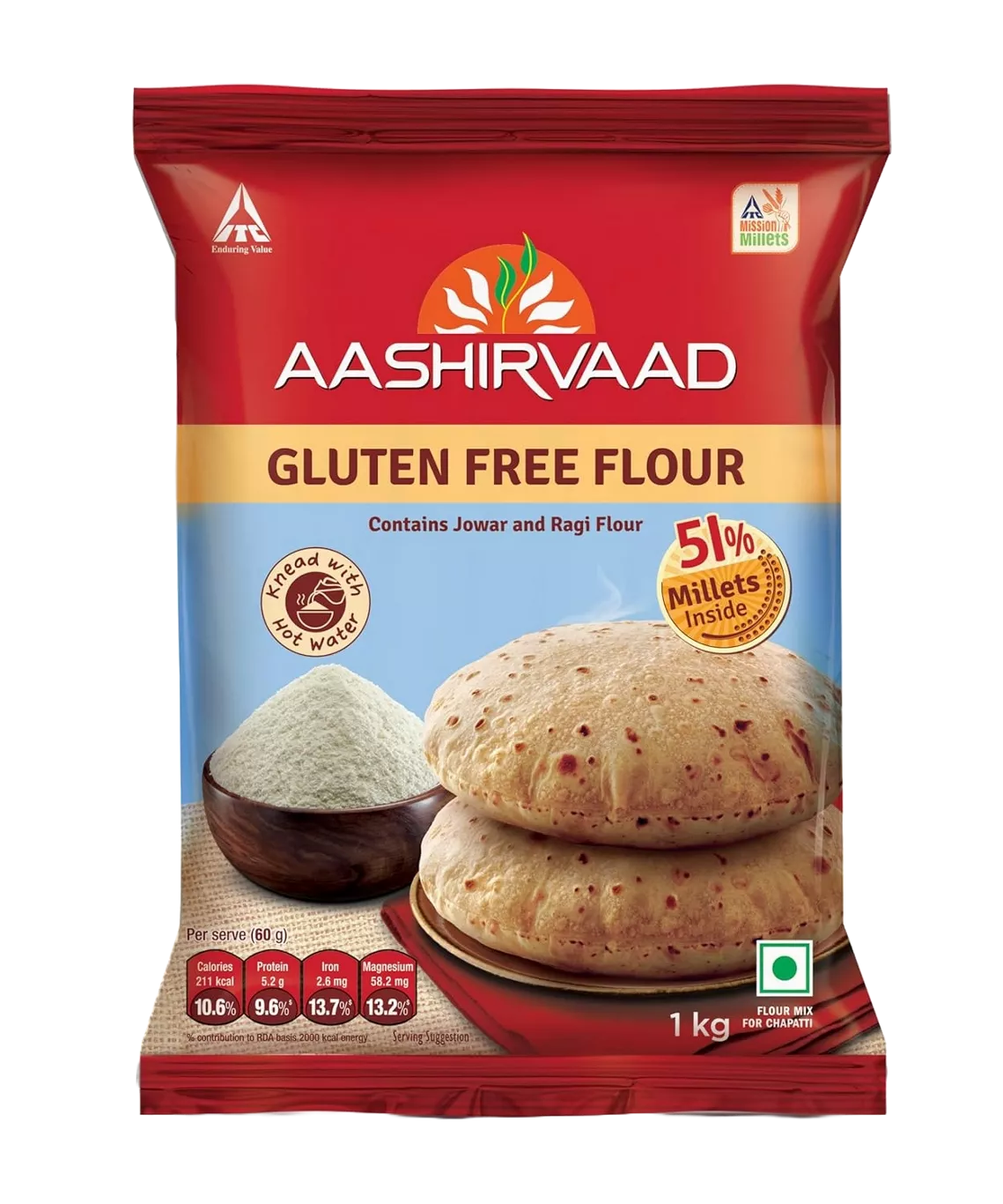 Aashirvaad Gluten Free Atta： Your Best Choice for Delicious Gluten-Free Chapati