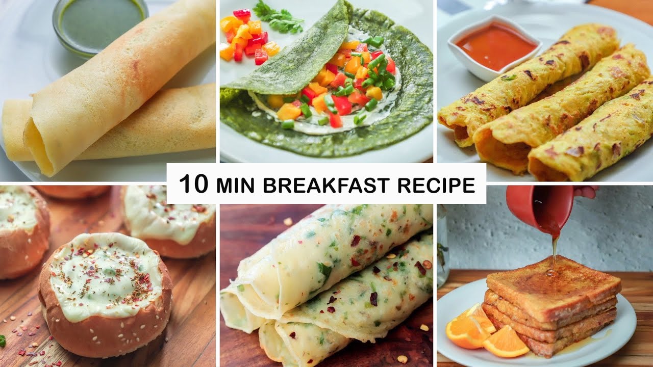 Quick and Easy Breakfast Recipes You Can Make in 10 Minutes