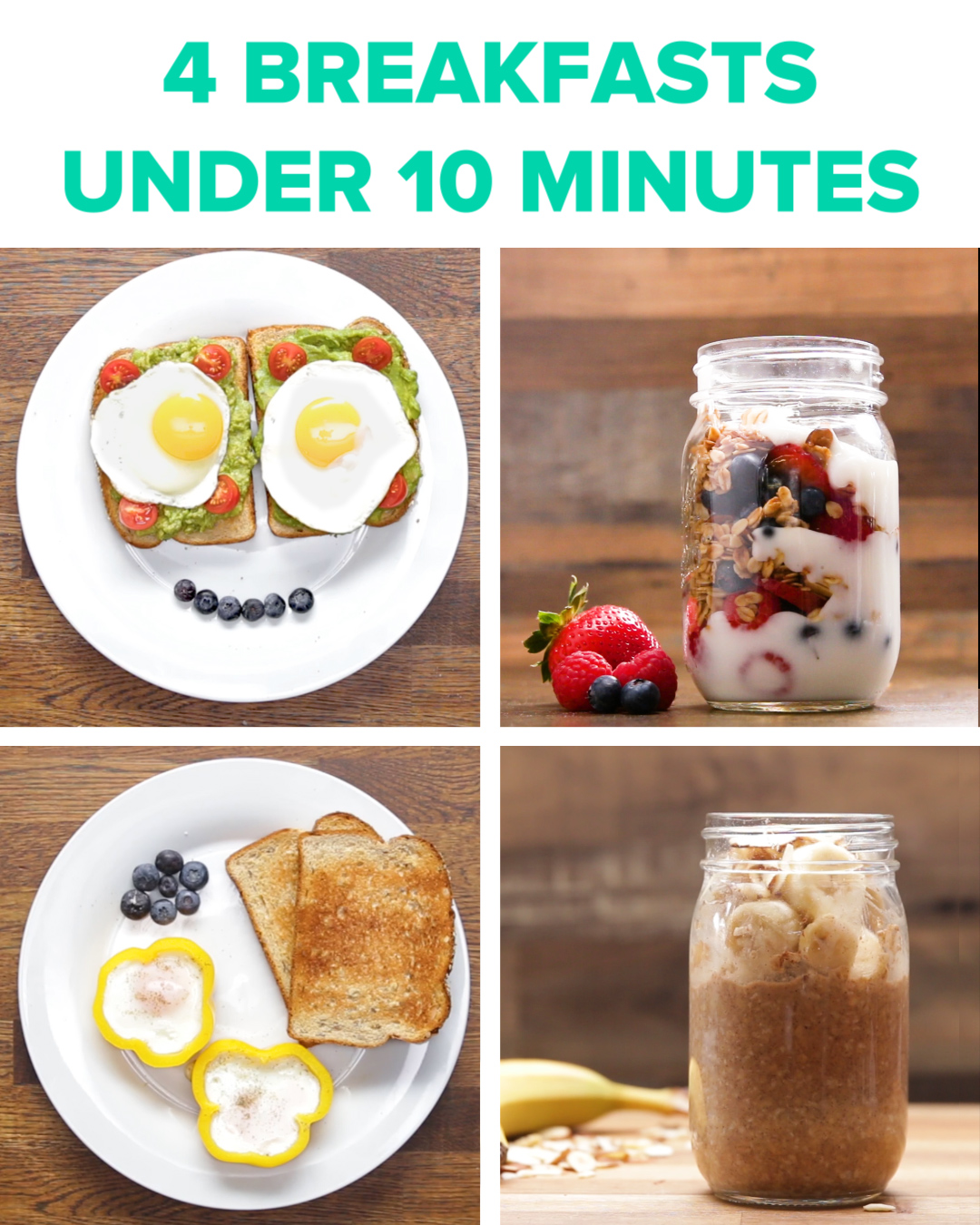 Quick and Easy Breakfast Recipes You Can Make in 10 Minutes