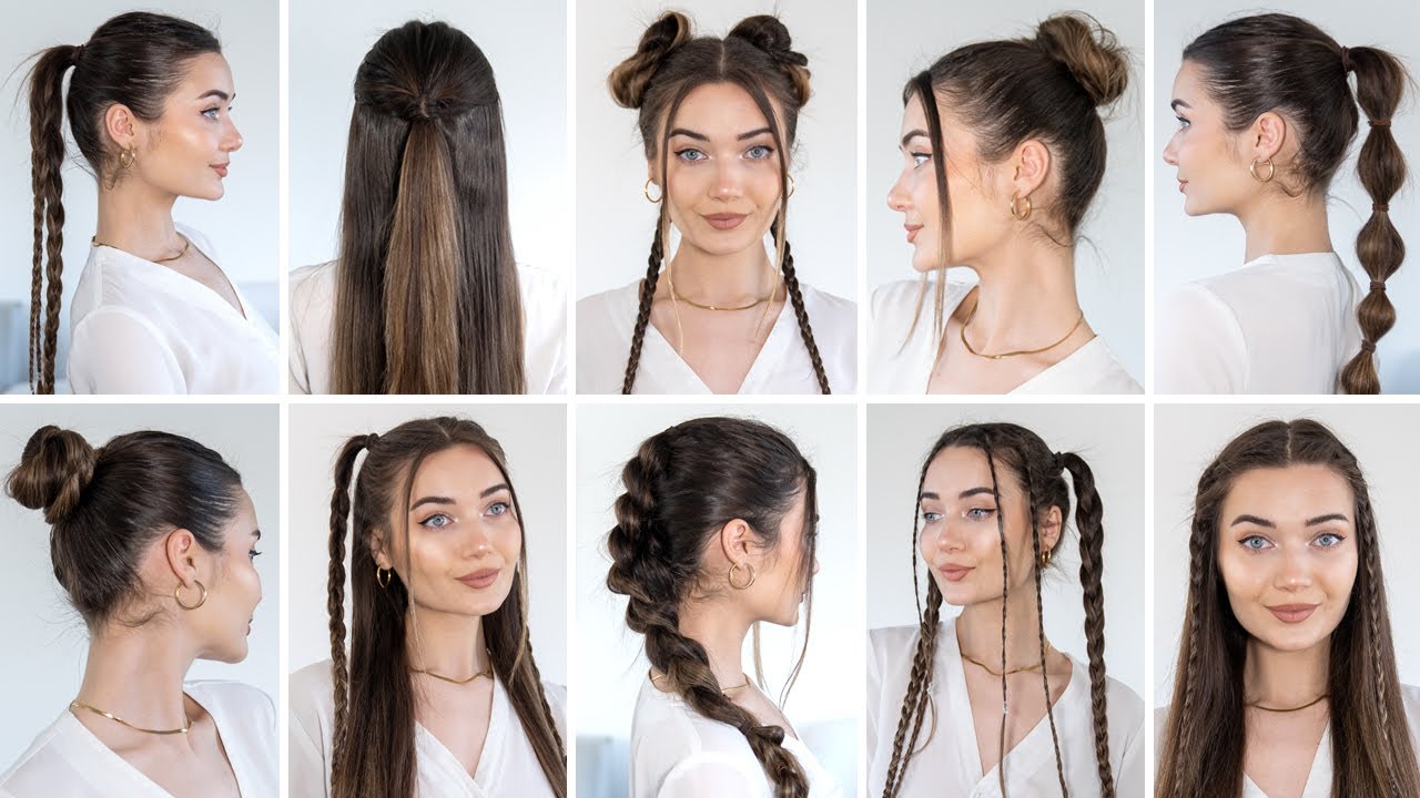 10 Quick and Easy Hairstyles You Can Do in Minutes