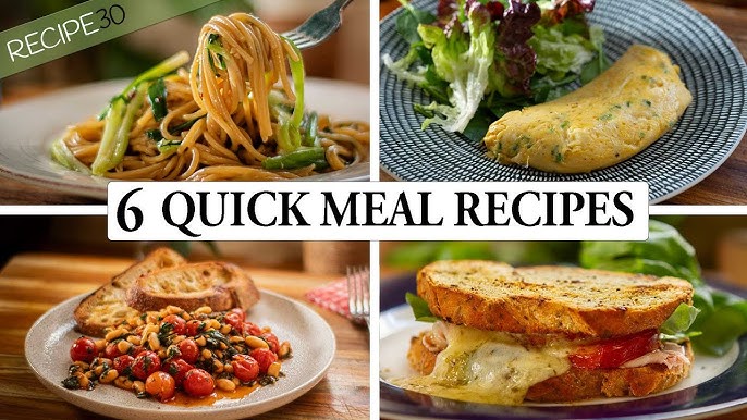 Quick and Easy Healthy Meals for Busy Weeknights