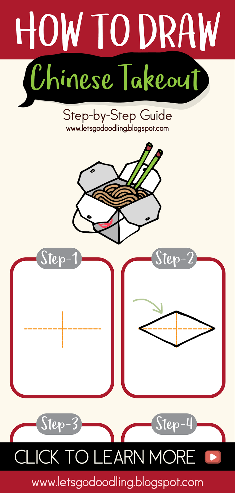 How to Draw a Chinese Takeout Box: Easy Step-by-Step Guide