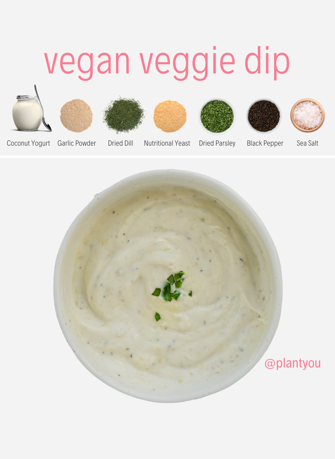 veggie dip with coconut milk