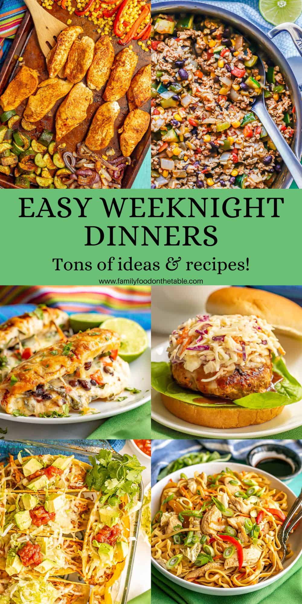 Fast and Simple Dinner Ideas for a Delicious Weeknight