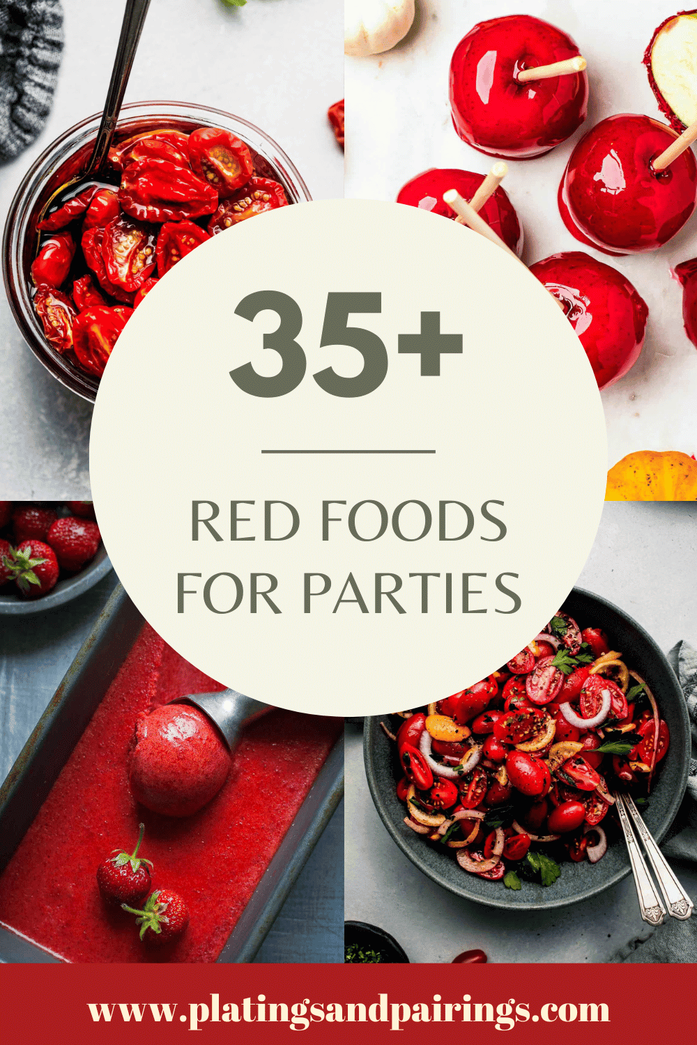 Perfect Red Foods for a Party: Snacks, Drinks, and More!