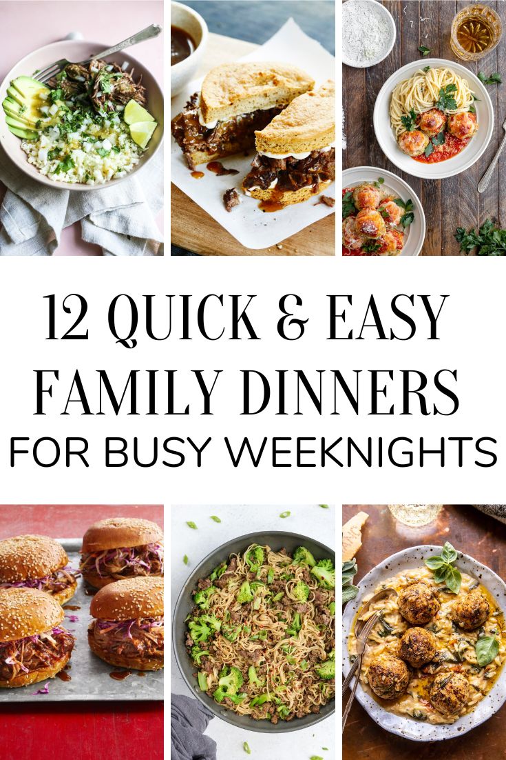 Quick and Easy Meal Ideas for Busy Weeknights