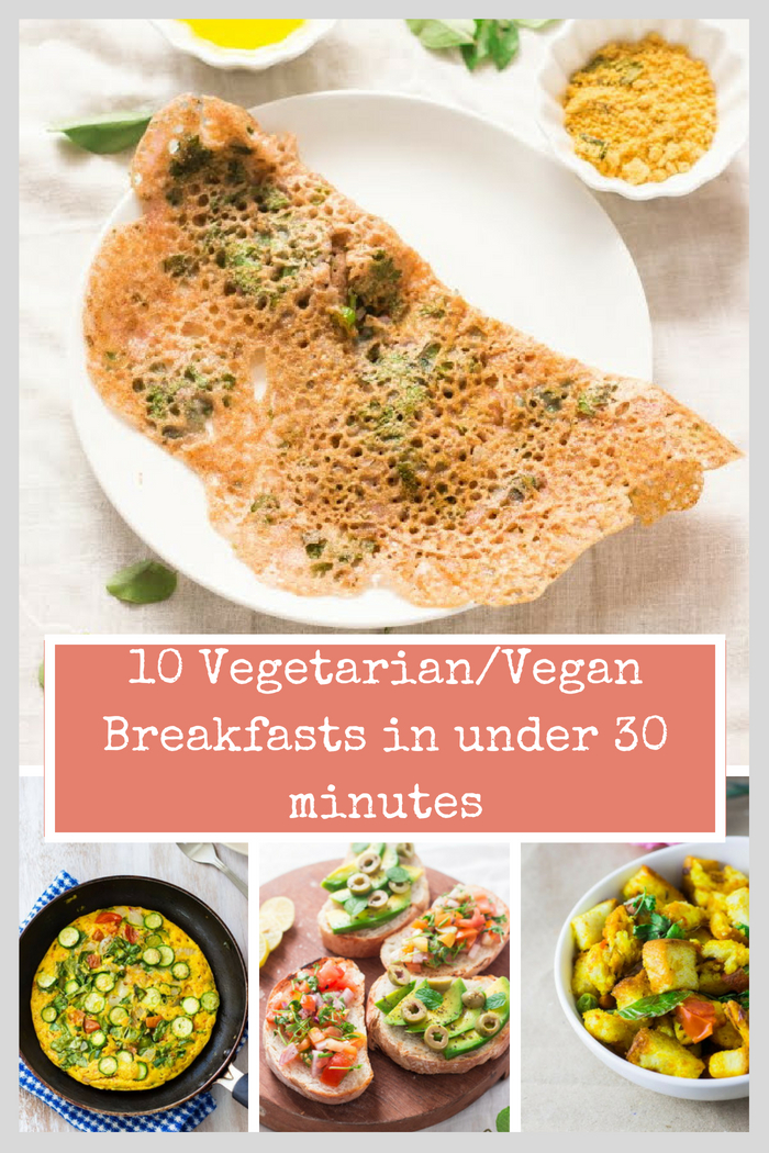 10 Easy Vegetarian Breakfast Recipes You Can Make in Minutes