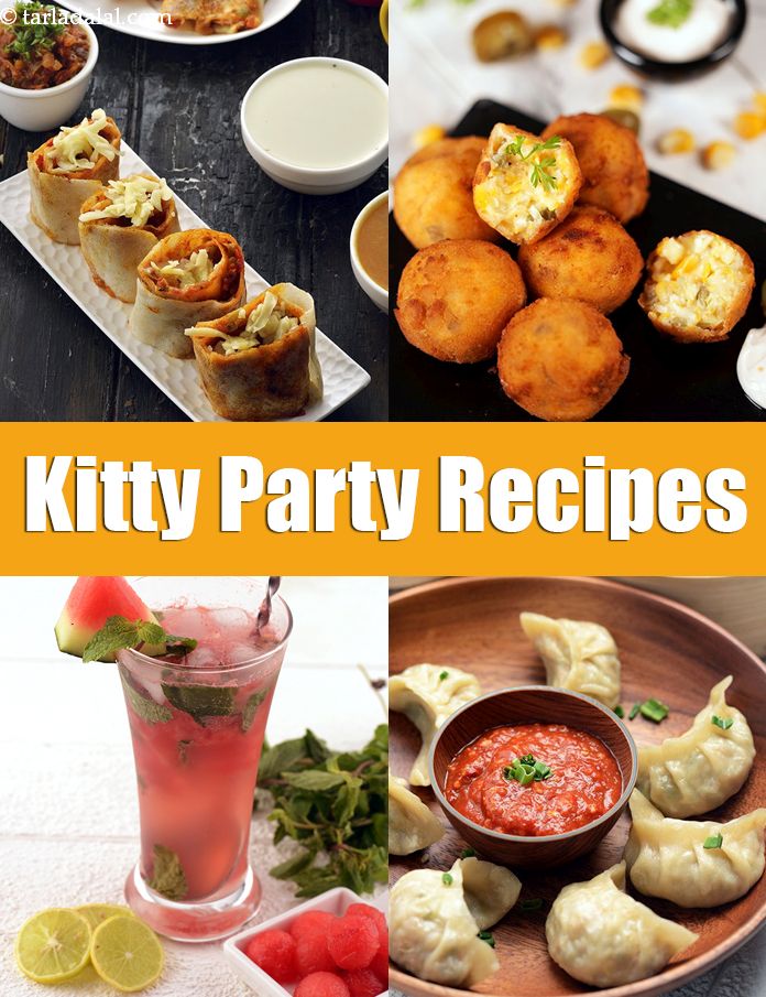 Best Kitty Party Menu Ideas: Snacks, Starters & Desserts