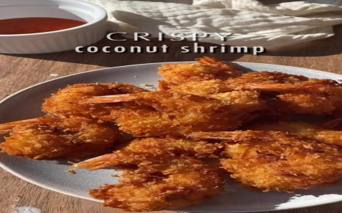 Crispy Coconut Shrimp with Sweet Mango Dipping Sauce by Pioneer Woman