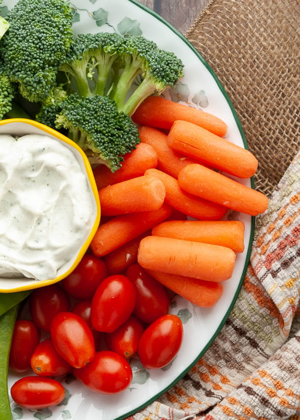 veggie dip with coconut milk