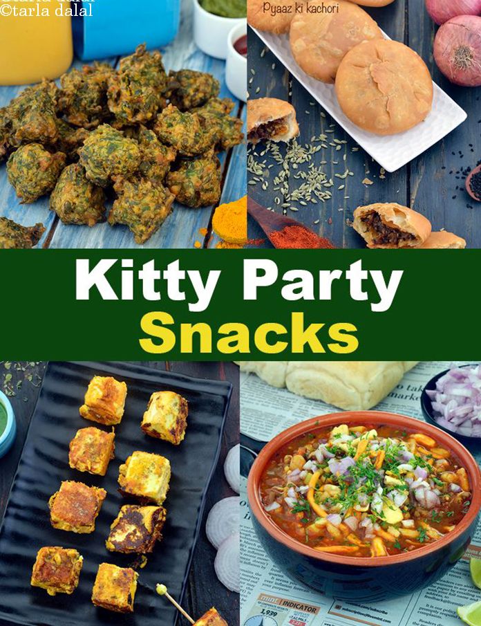 Best Kitty Party Menu Ideas: Snacks, Starters & Desserts