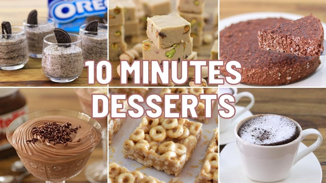 10 Quick and Easy Sweet Recipes You Can Make in Minutes