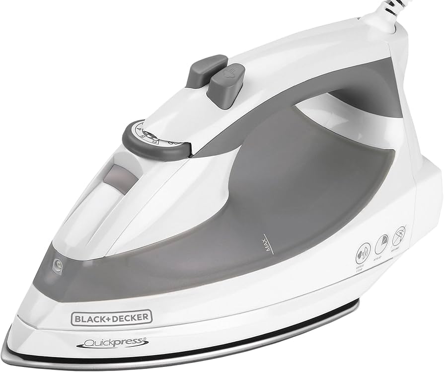 Black and Decker Quick and Easy Iron: Get Wrinkle-Free Clothes in Minutes!