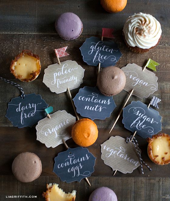 Party Food Tags: Make Your Buffet Table Easy & Fun!